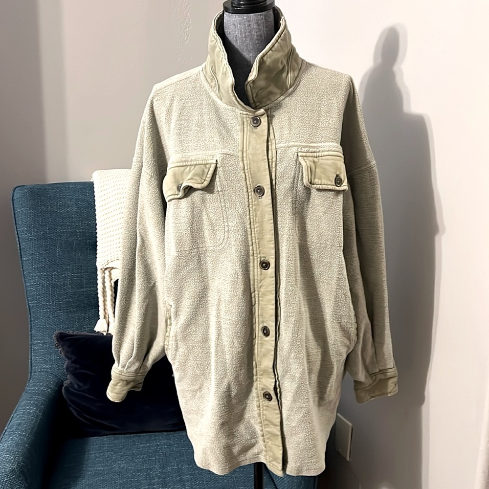 Free People Ruby Jacket Jaded Medium - image 2